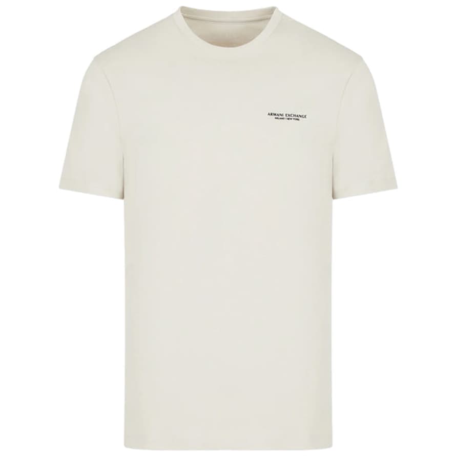 Armani Exchange 8nzt91 Logo T-shirt - White Pepper