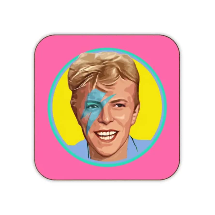 Art Wow David Bowie Pink Coaster