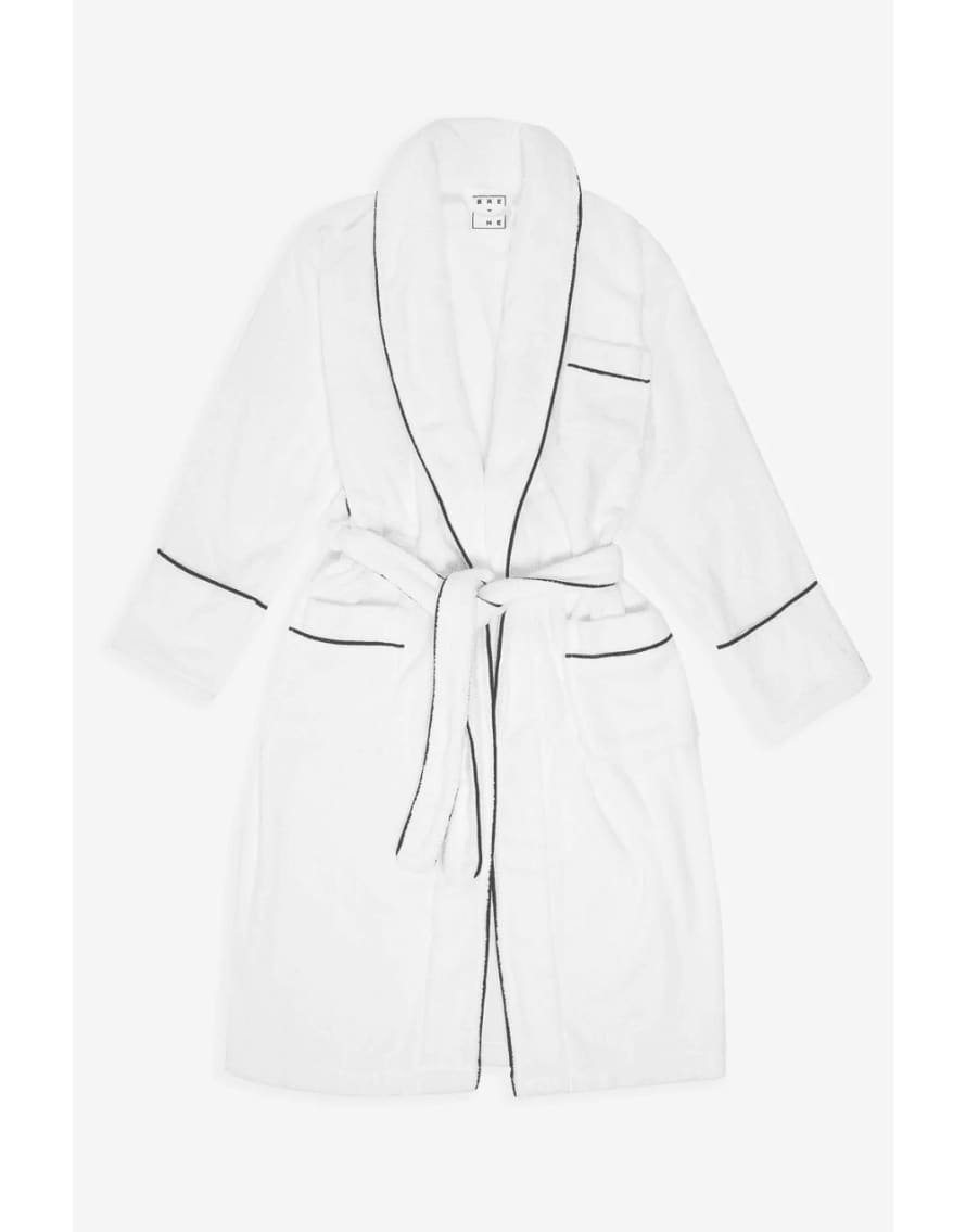 Breathe and Protect White Breathe Towelling Cotton Robe