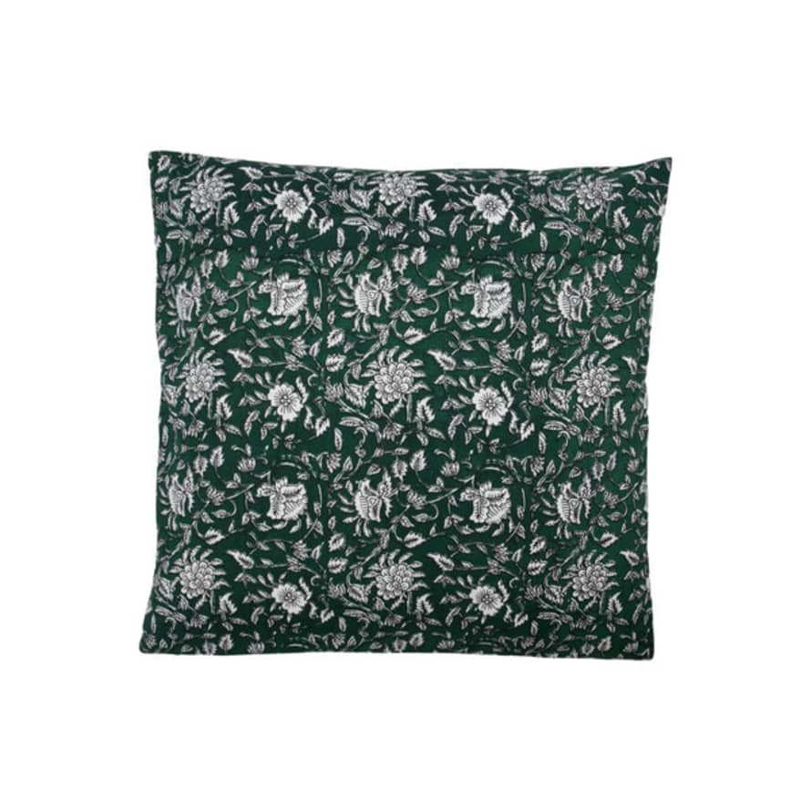 House Doctor Printed Cotton Cushion Cover