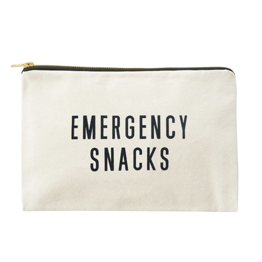 Alphabet Bags Large Canvas Emergency Snacks Pouch