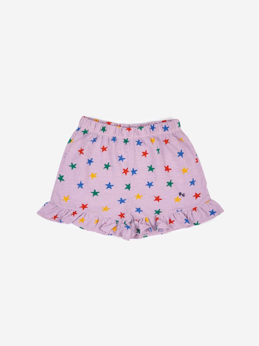 Bobo Choses Multicolour Stars Ruffle Shorts