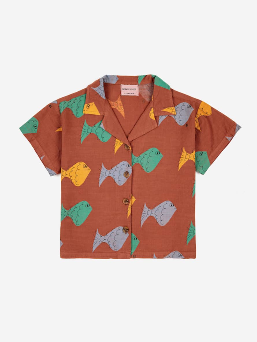 Bobo Choses Fish Allover Shirt