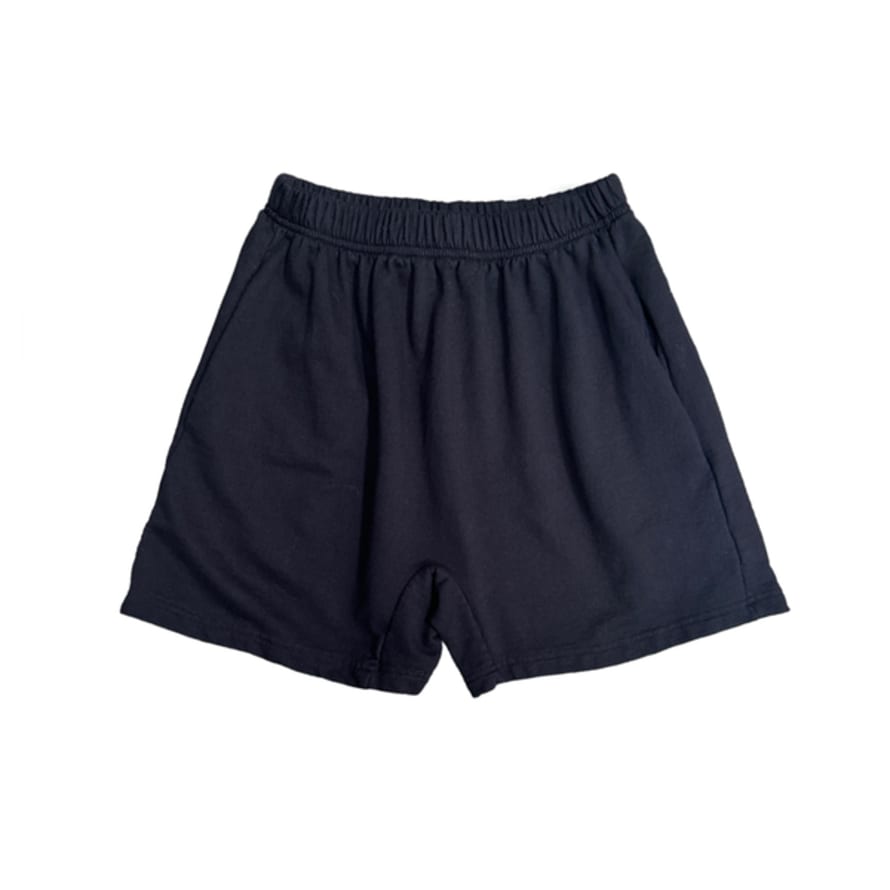 THE COLLABORATIVE STORE Easy Shorts in Black Organic Cotton