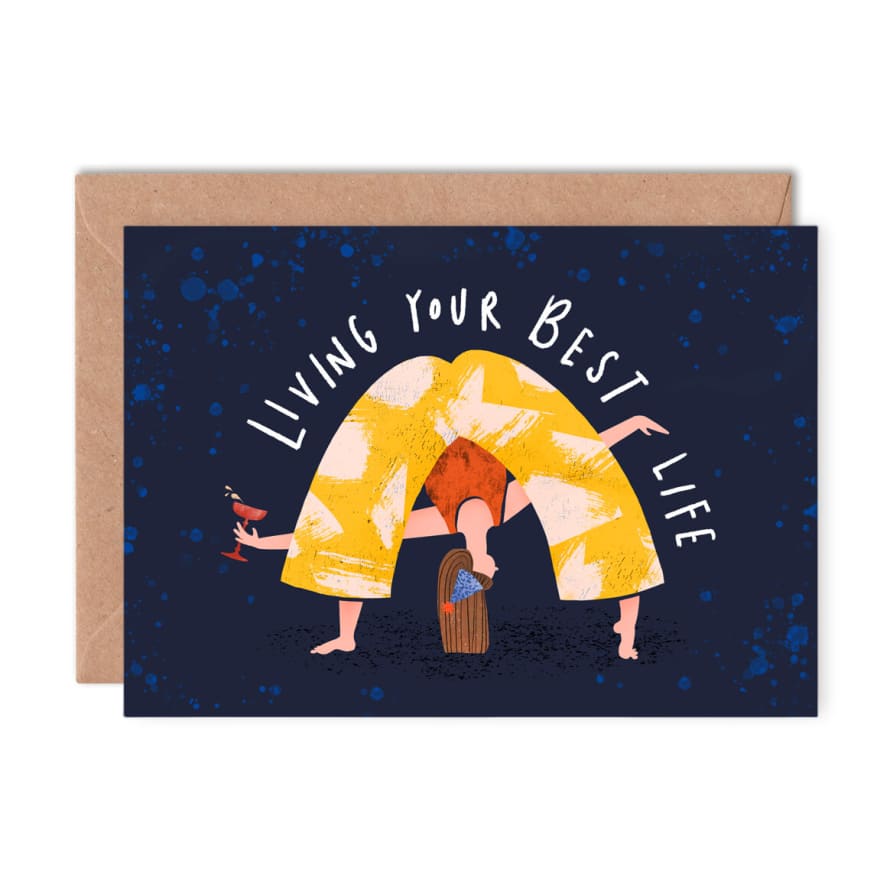 Emily Nash Illustration Living Your Best Life Greetings Card