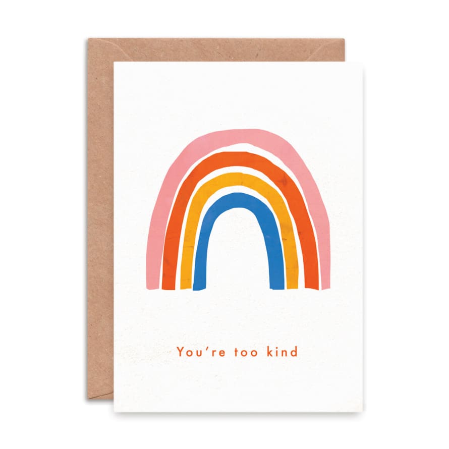 Emily Nash Illustration You're Too Kind Greetings Card