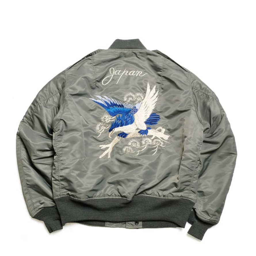 Buzz Rickson's Type L-2b 30th Anniversary Model Suka Embroidered Jacket - Sage Green