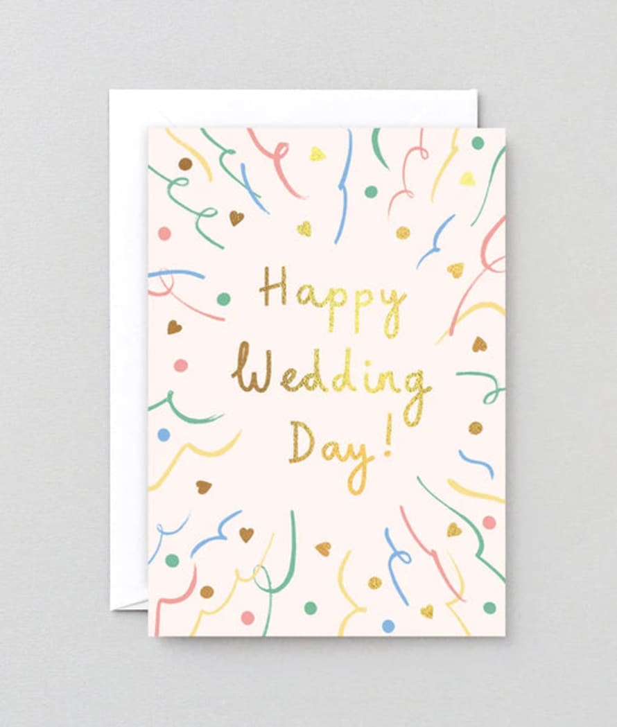 Wrap Happy Wedding Day Card