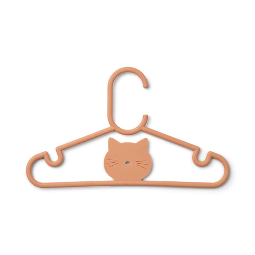 Liewood Falton Hangers With Cute Cat Detail - 8 Pack - Tuscany Rose