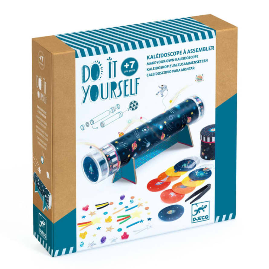 Djeco  Make Your Own Kaleidoscope Creative Kit - Space Immersion