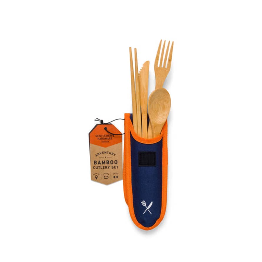 Lark London Gentlemen's Hardware - Bamboo Cutlery Set