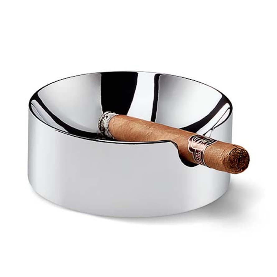 Philippi Germany Philippi Cigar Ashtray In Mirror Polished Finish Dia 14cm Scala Design