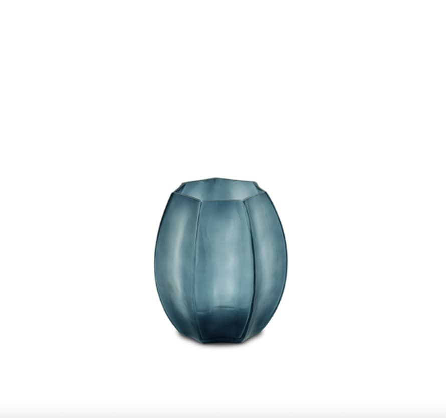 Guaxs Small Ocean Blue Indigo Koonam Vase