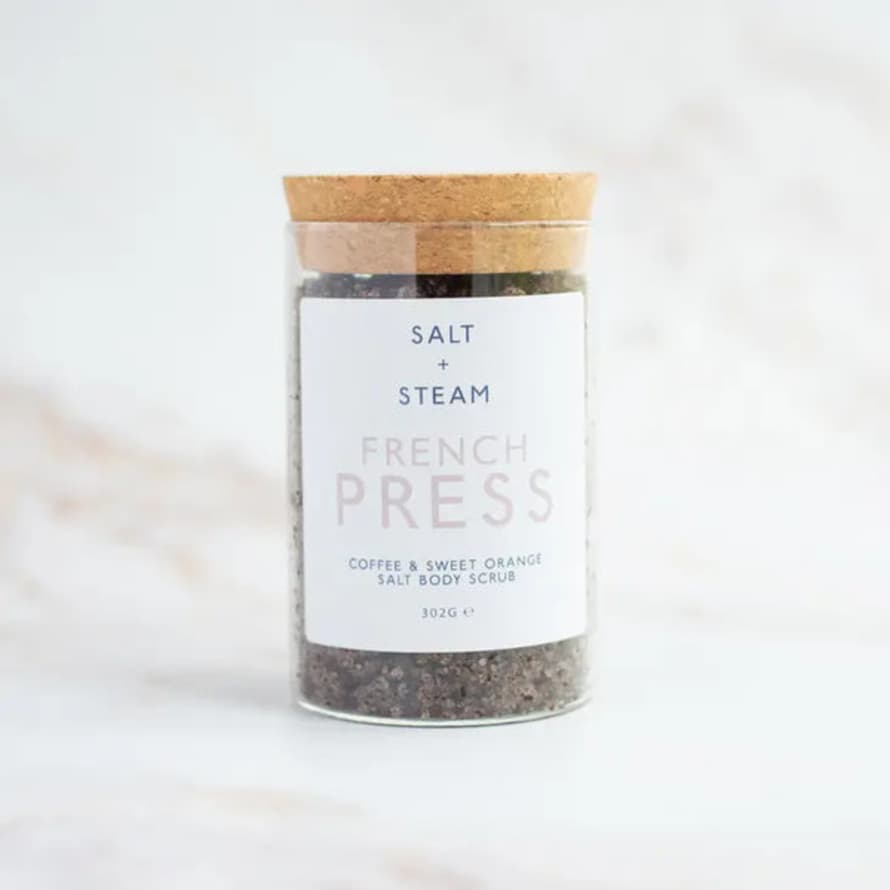 Salt + Steam French Press - Coffee And Orange Body Scrub