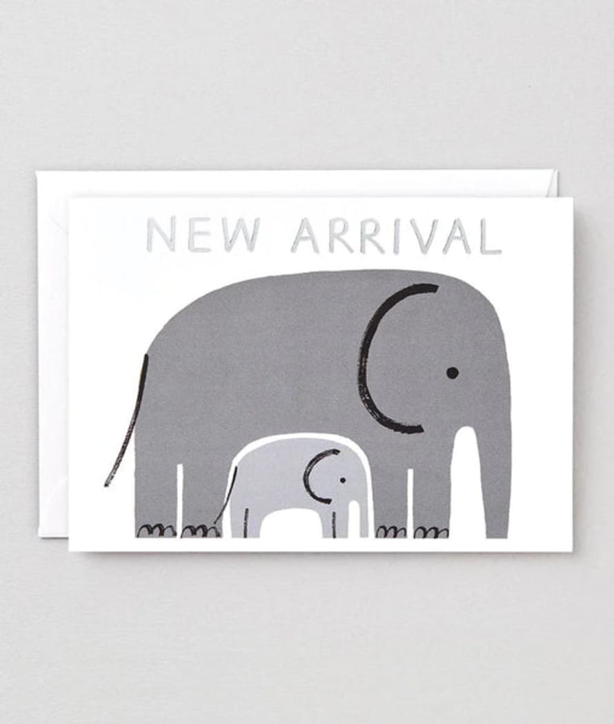 Wrap New Arrival Baby Elephant Card