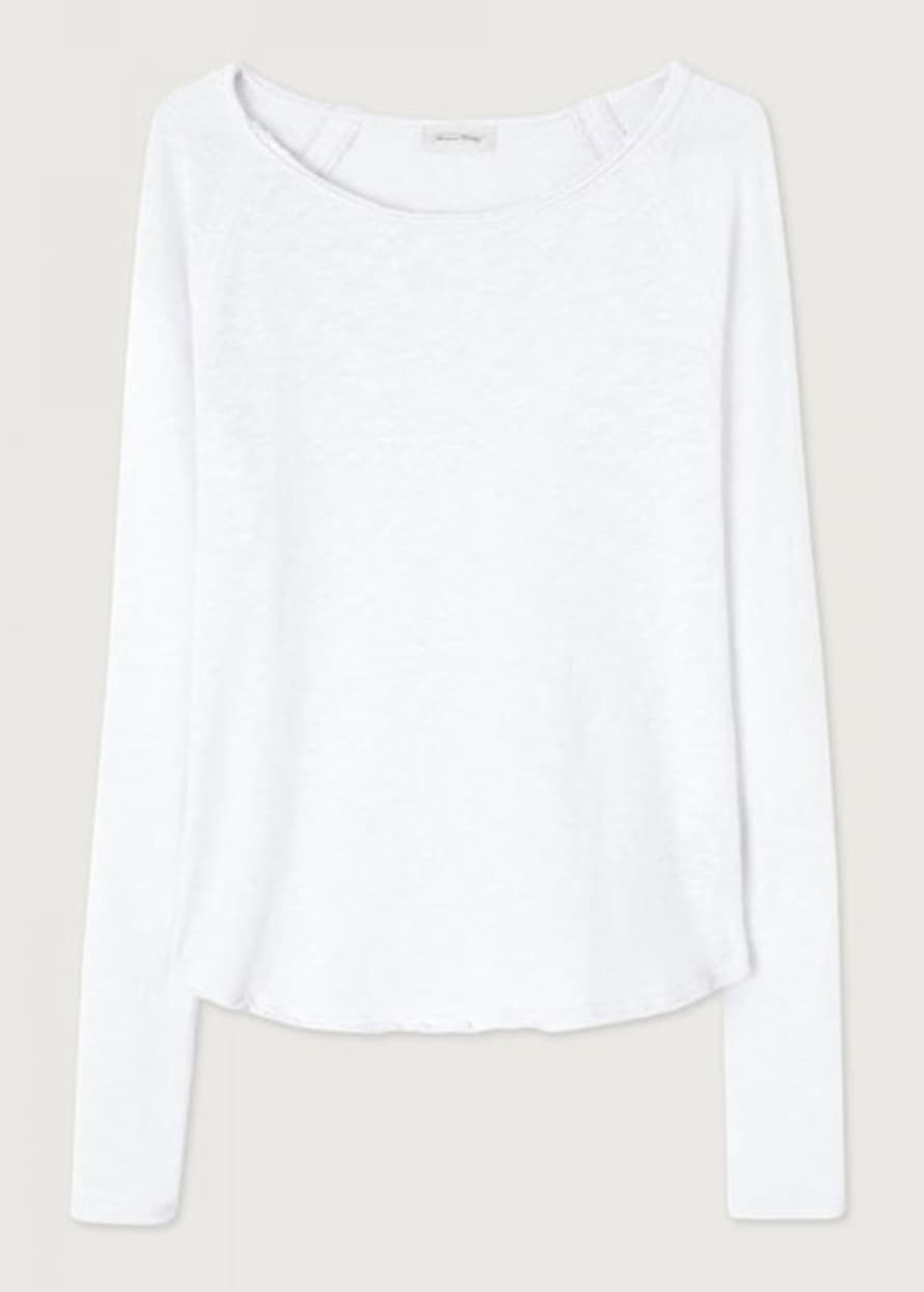 American Vintage Long Sleeved Somona T-shirt - White