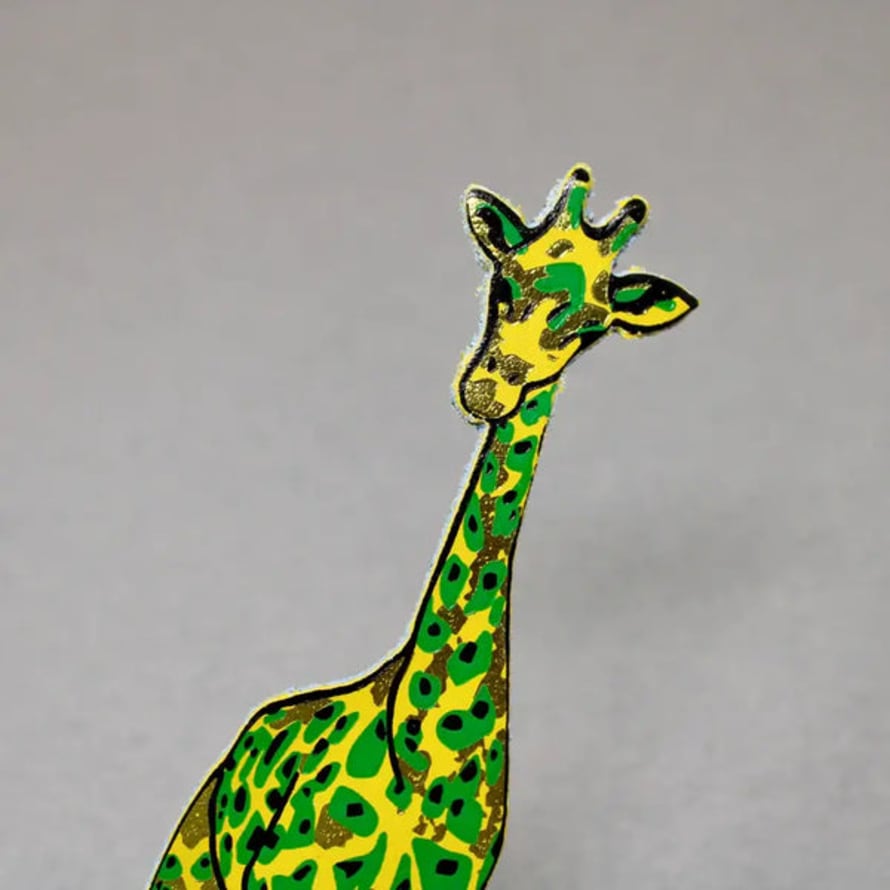 Ark Colour Design Giraffe Leather Bookmark