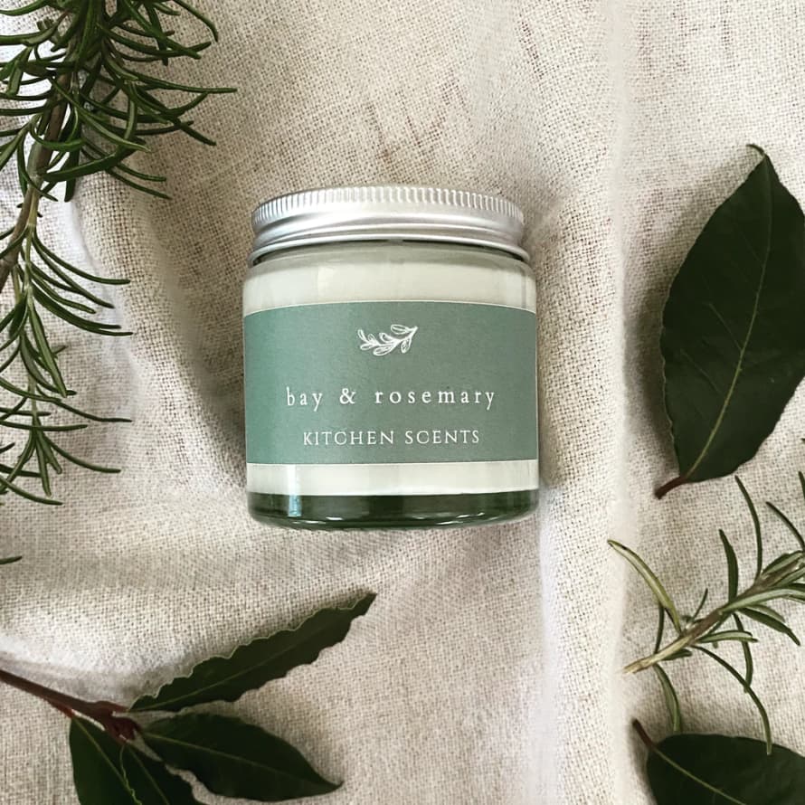 Kitchen Scents Bay and Rosemary Scented Candle