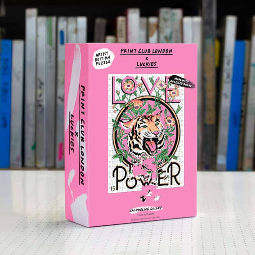 Lark London Print Club London X Luckies Love Is Power Puzzle 500 Pieces