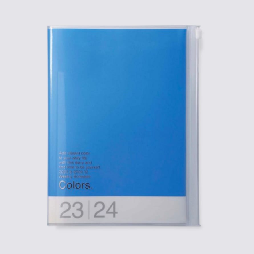 Mark's  2023 - 2024 Colors Weekly Recycled Cover Diary Blue - A5