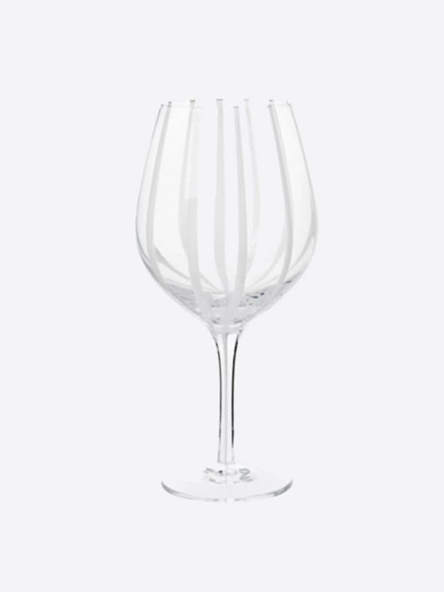 Broste Copenhagen Stripe Red Wine Glass