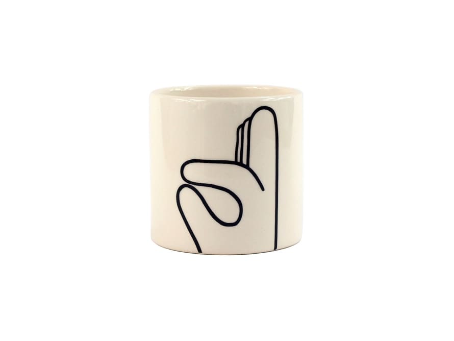 Louise Madzia Ceramics Ok Mini Pot - Natural