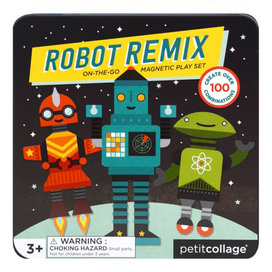 PetitCollage Robot Remix Magnetic Play Set