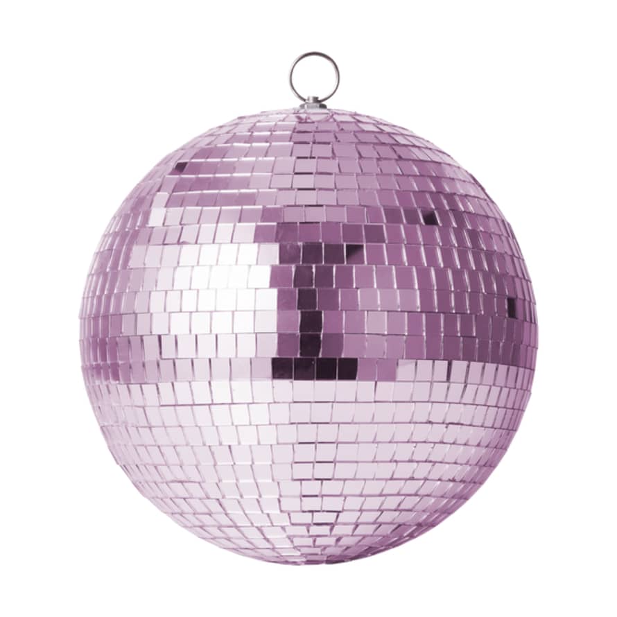 rice Large Soft Pink Round Disco Ball