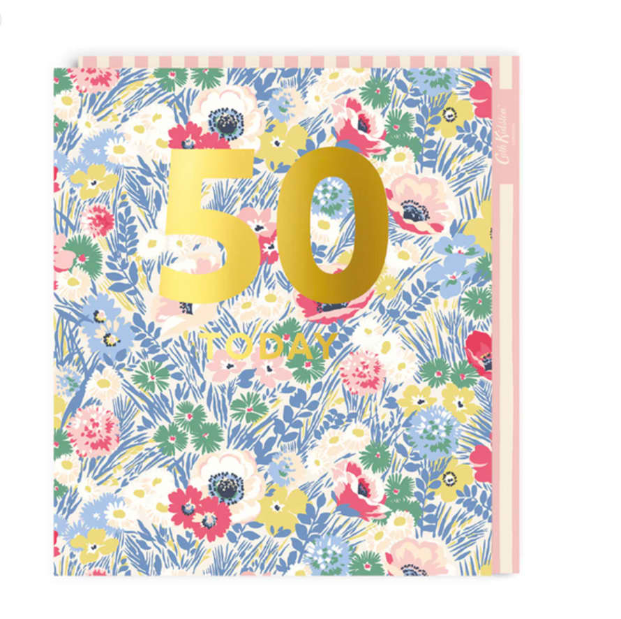 Ohh Deer Cath Kidson Large Floral Birthday Card