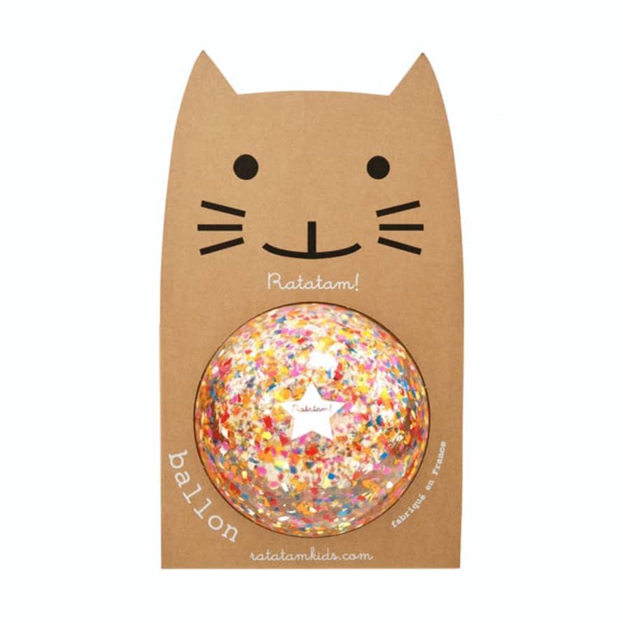 Ratatam 22cm Cat Confetti Ball