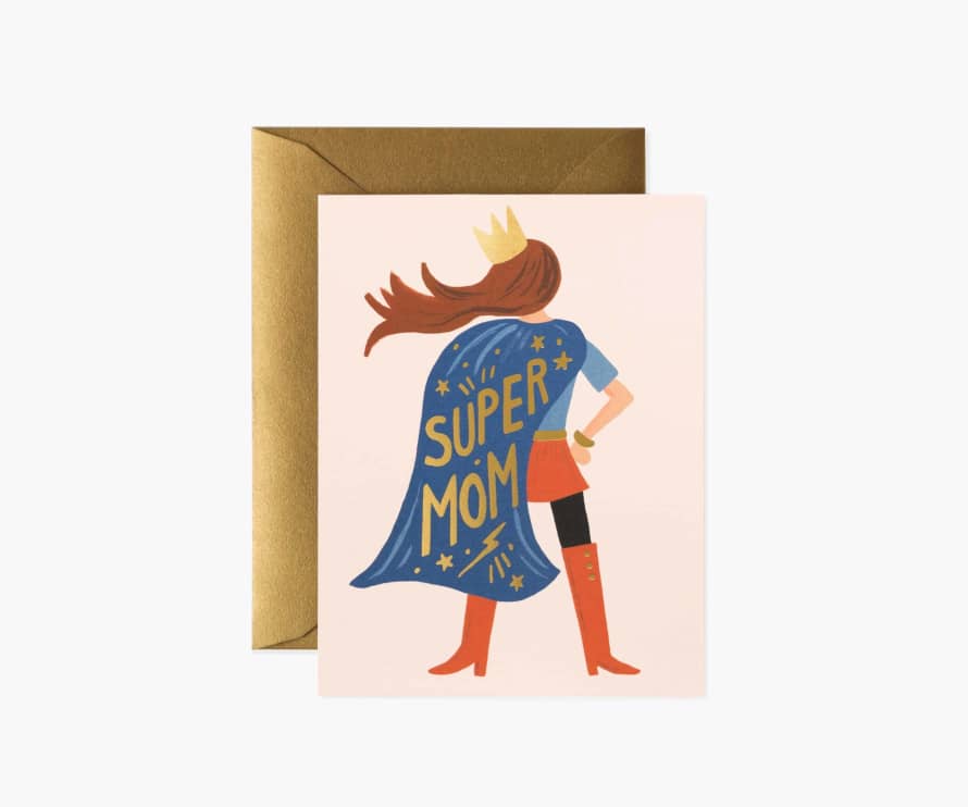 RIFLE & CO Tarjeta De Felicitación 'super Mom'
