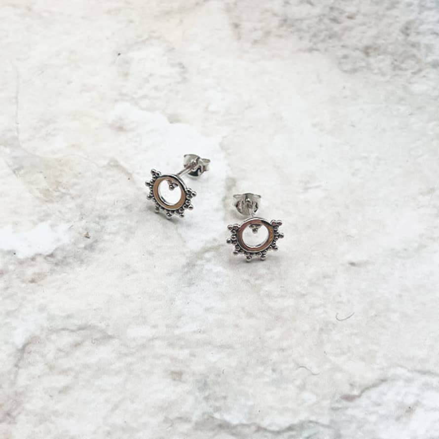 TUSKcollection Silver Stud Earrings Pl-165 S
