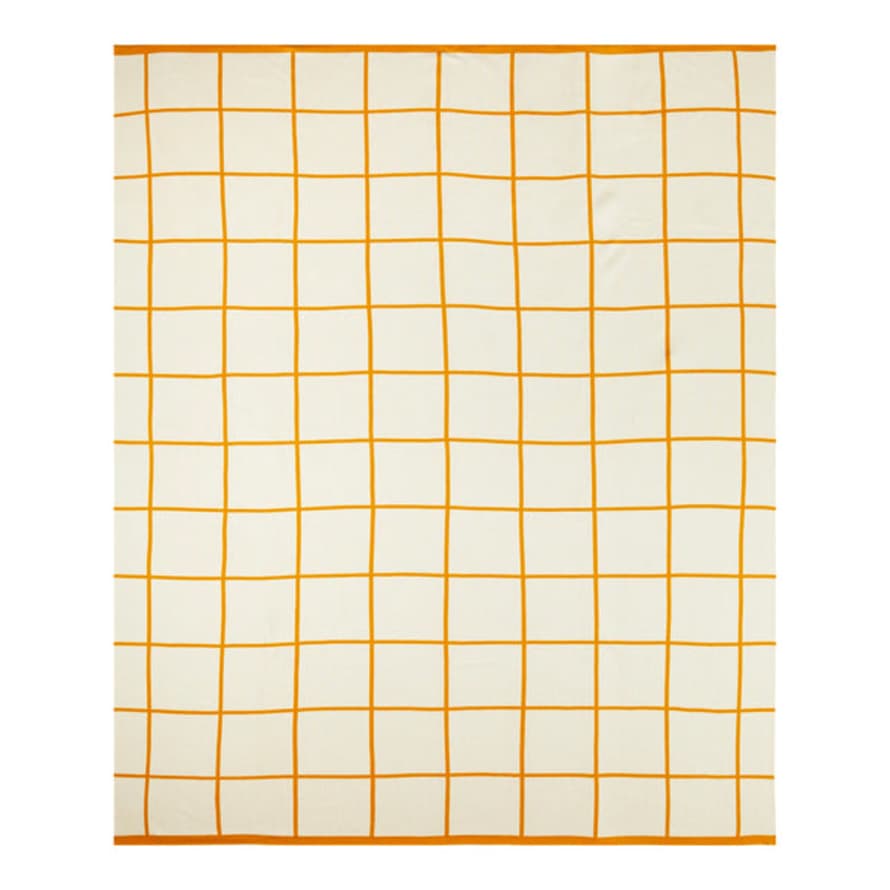 Sophie Home Grid Throw In Citrus