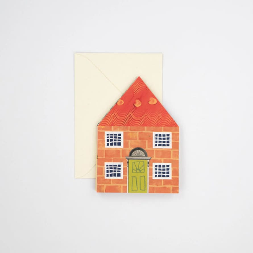 Hadley Paper Goods House Concertina Card