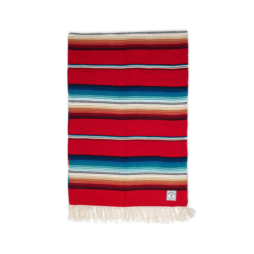 Iron & Resin Del Sol Blanket - Red