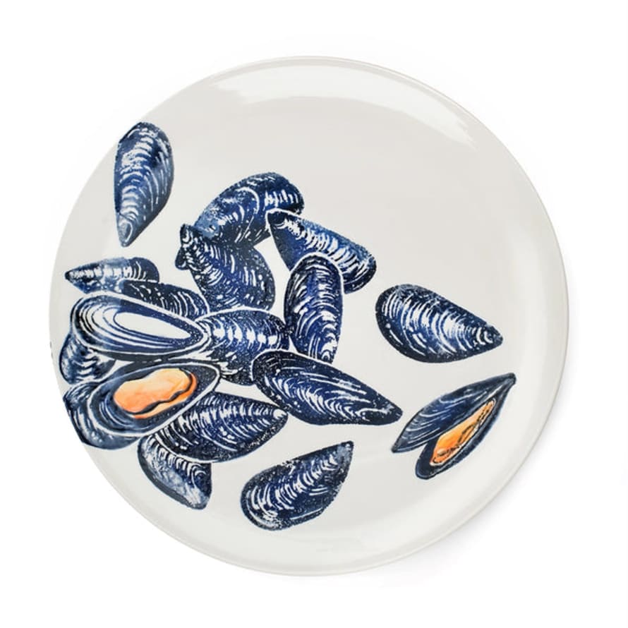 Bliss Home Large Earthenware Mussels Platter