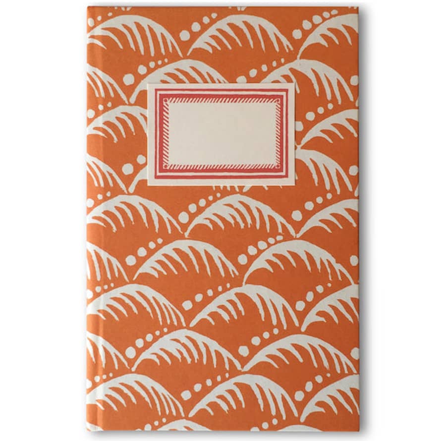 Cambridge Imprint Hardback Notebook - Wave Blood Orange