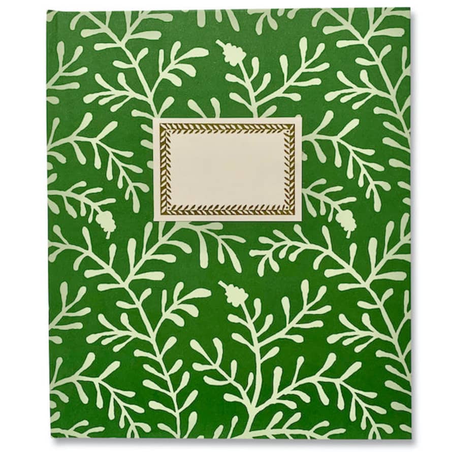 Cambridge Imprint Large Hardback Notebook - Sprig Pea Green