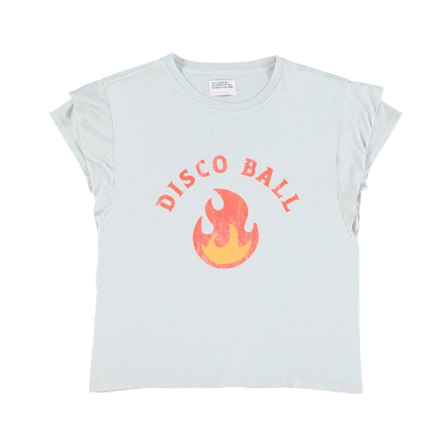 Sisters Department Camiseta De Doble Manga Disco Ball Grey