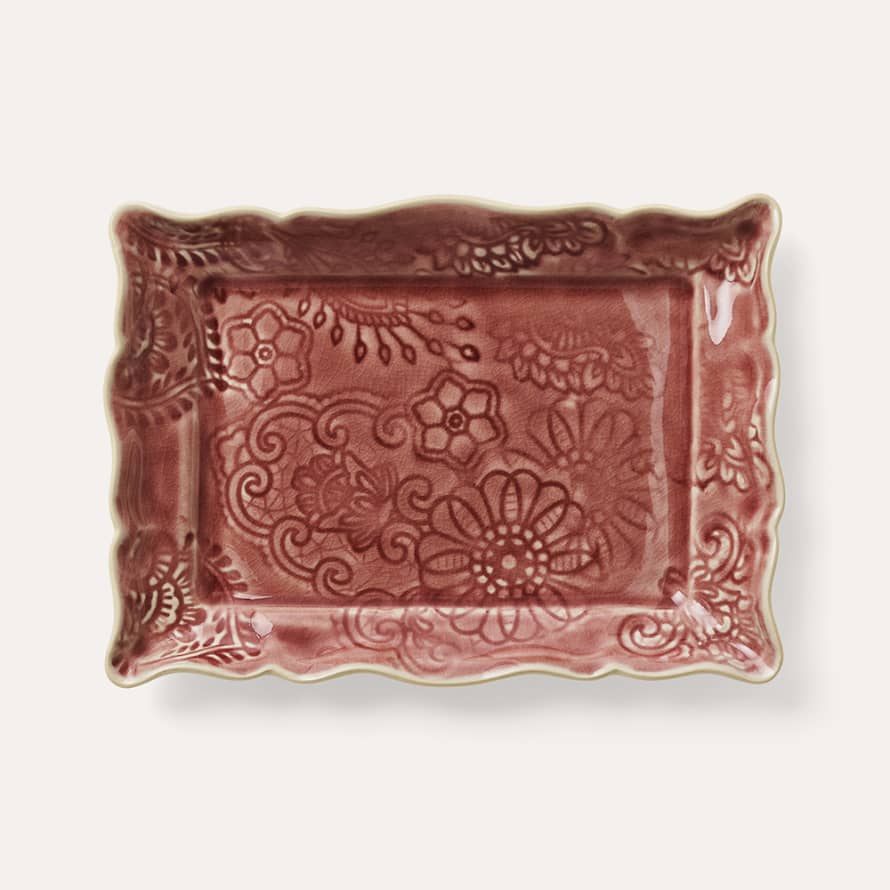 Stahl Ceramics Appetiser Plate in Old Rose