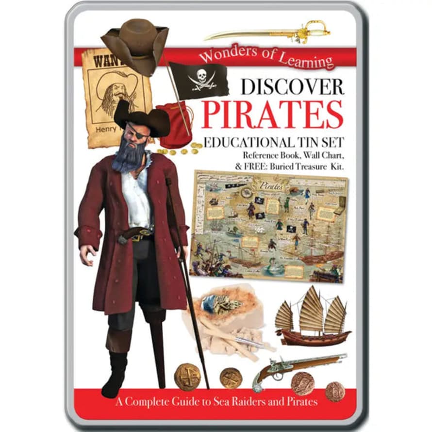 Robert Frederick Ltd Tin Set - Discover Pirates