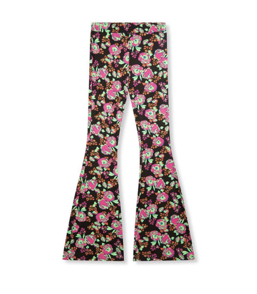 REFINED DEPARTMENT Flower Abba Knitted Flared Pants
