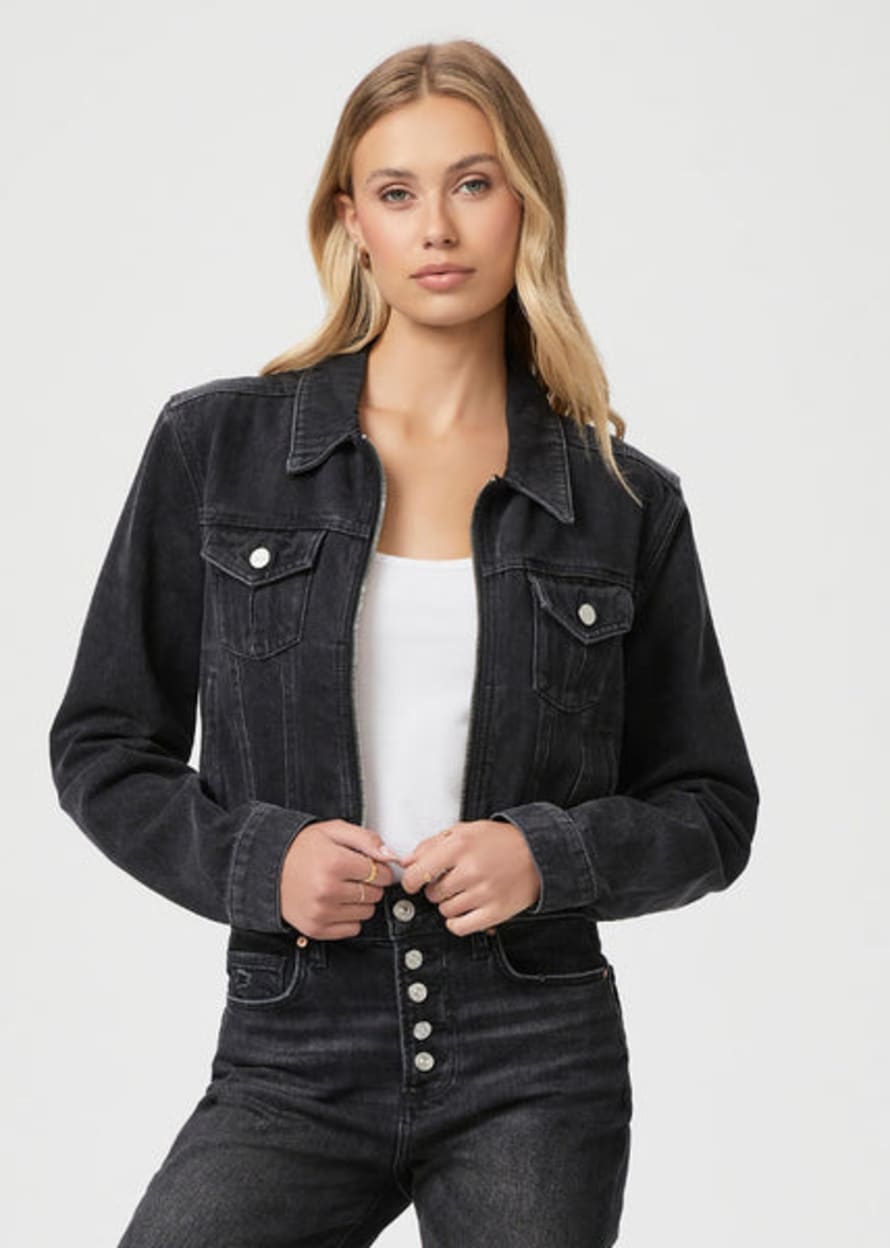Paige  Relaxed Vivienne Jacket - Dark Onyx