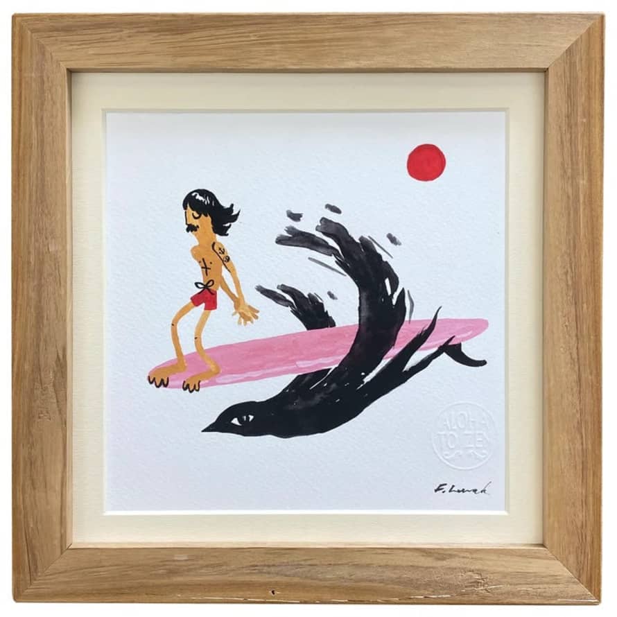 Aloha To Zen 10 x 10" Into The Ether Framed Print