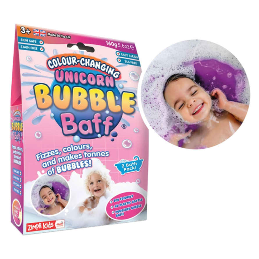 Zimpli Kids Kids Sls Free Colour Changing Powder Unicorn Bubble Bath