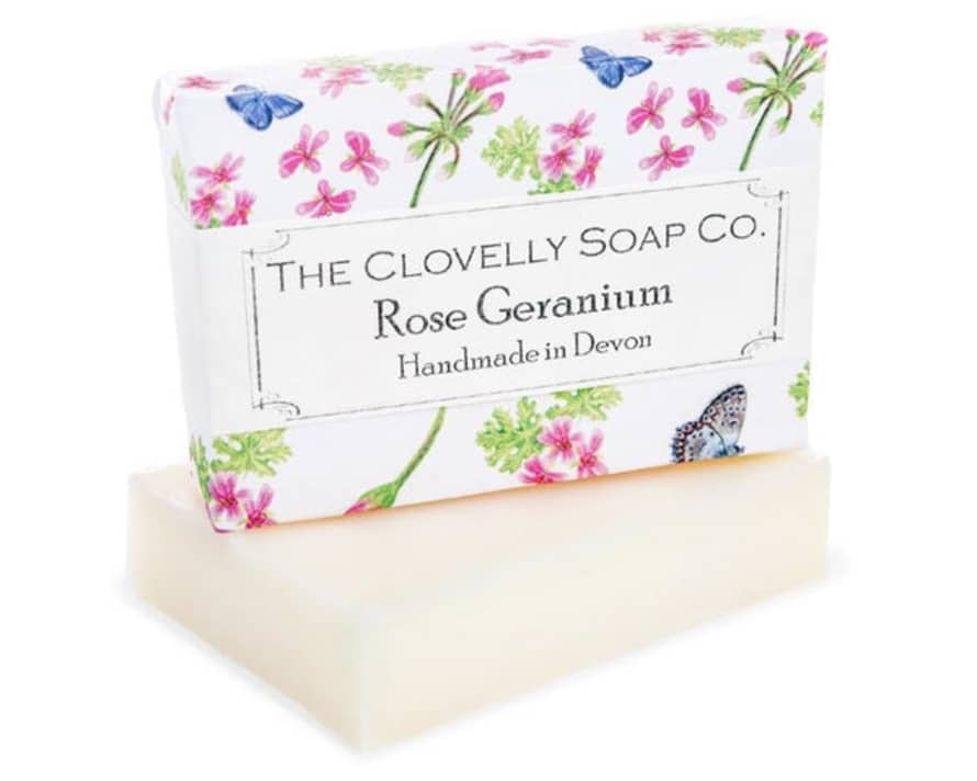 The Clovelly Soap Company 100g Rose Geranium Soap