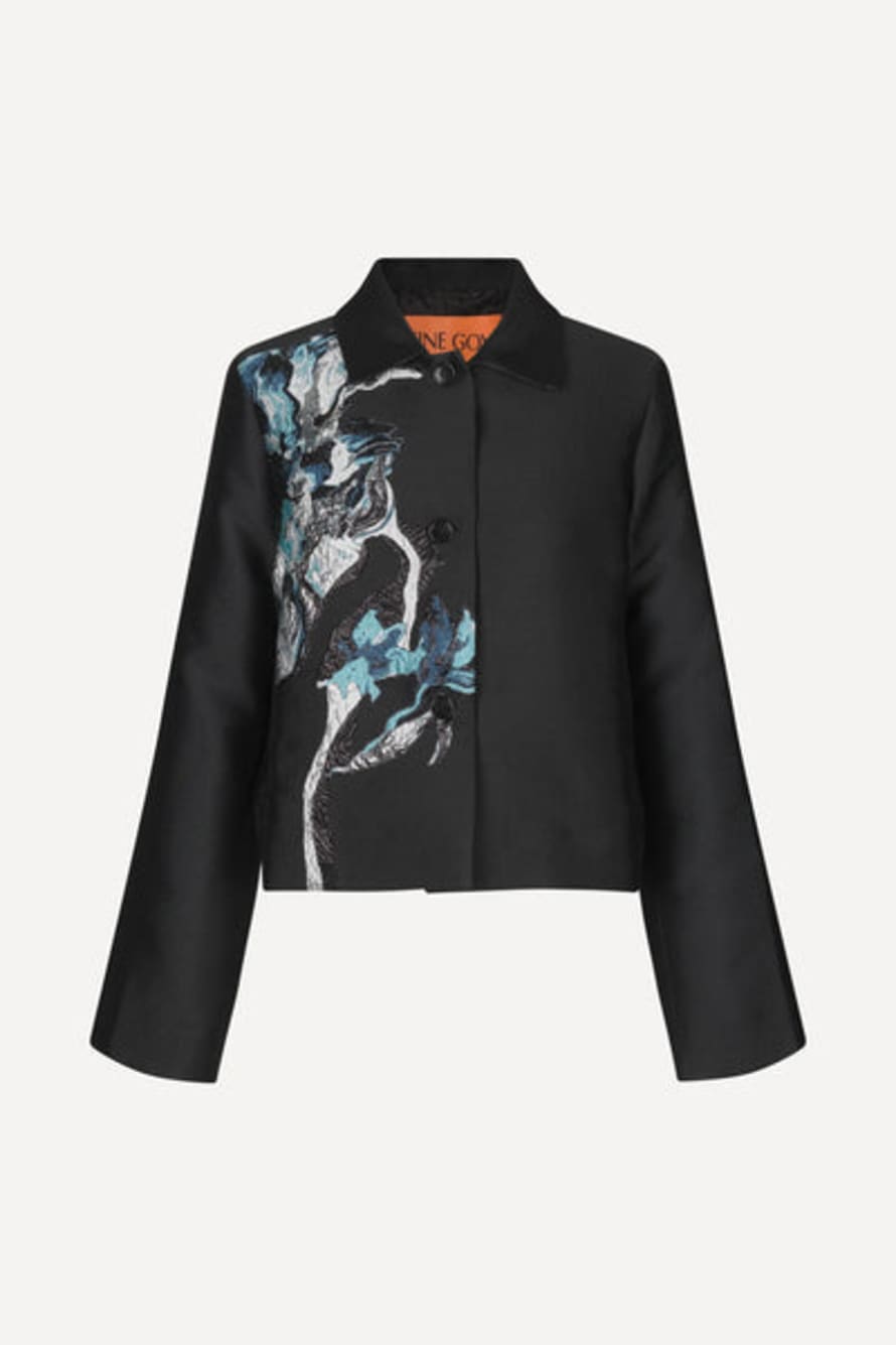 Stine Goya Kiana Woven Jacquard Icy Flower Jacket