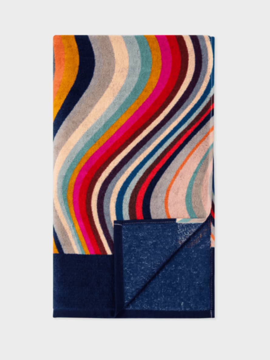 Paul Smith Swirl Stripe Beach Towel