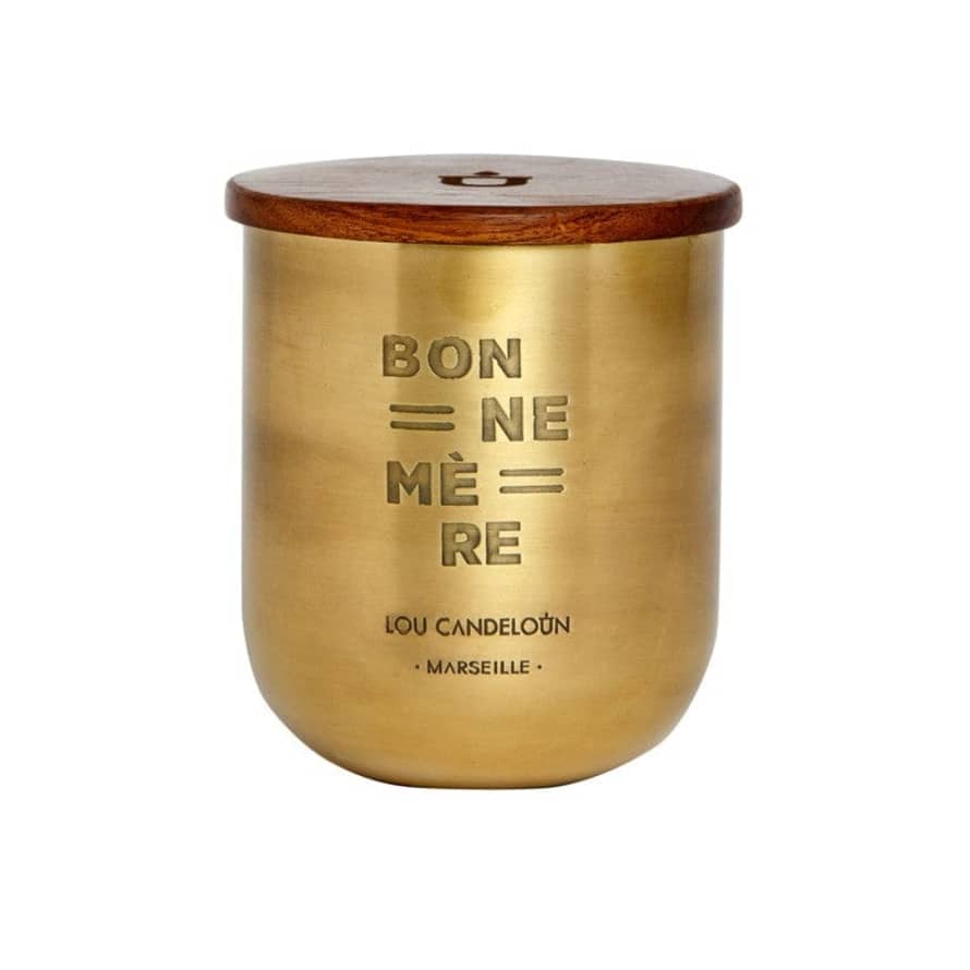 Lou CANDELOUN Bougie Gold Mediterranean Candle 1000g