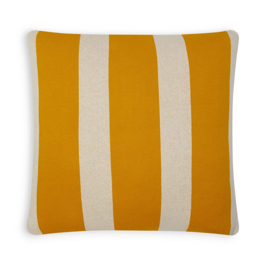 Sophie Home Enkel Cotton Knit Cushion in Citrus Includes Pad
